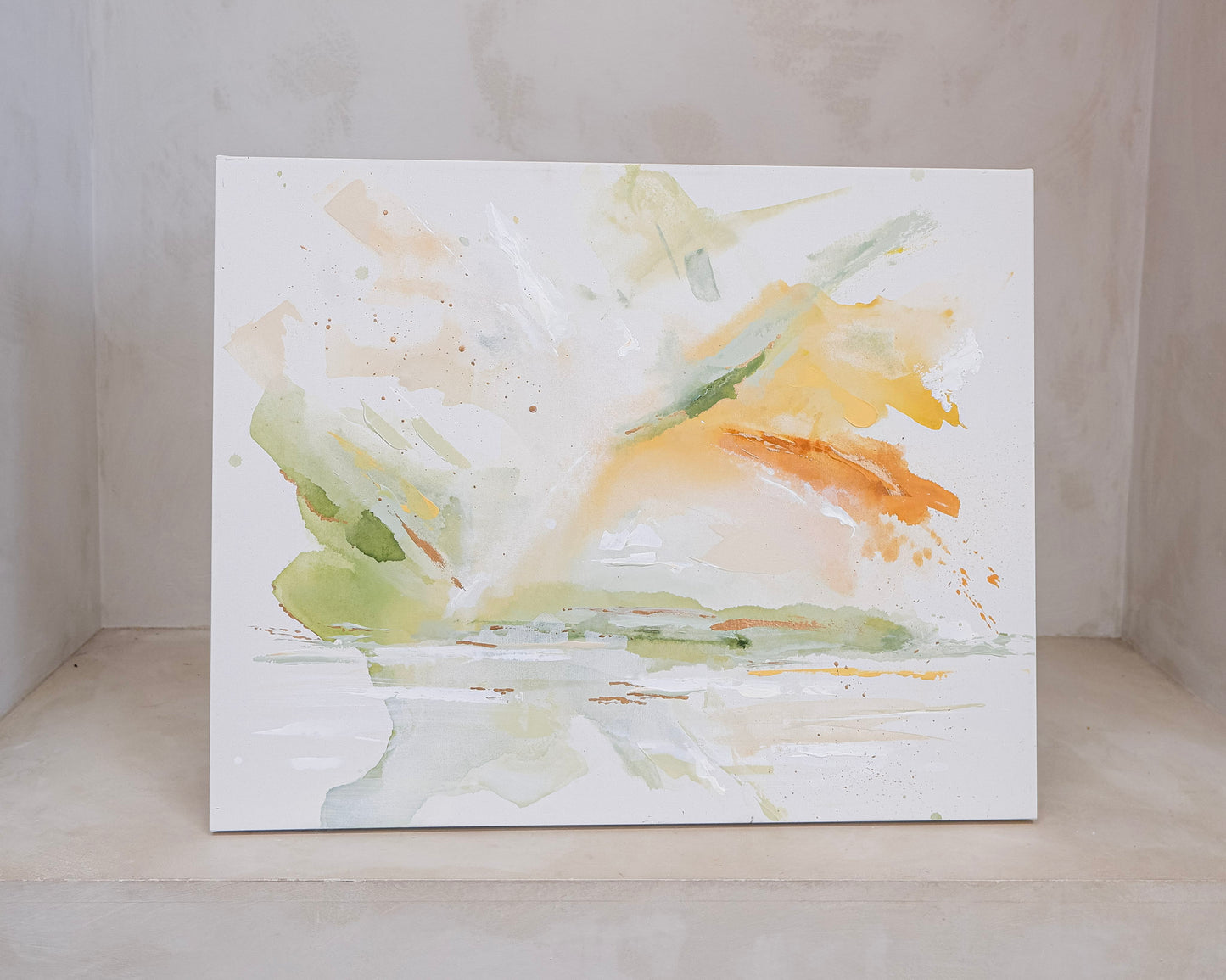 Sunday Retreat | 'A New Day' | Abstract Painting (24 x 30")