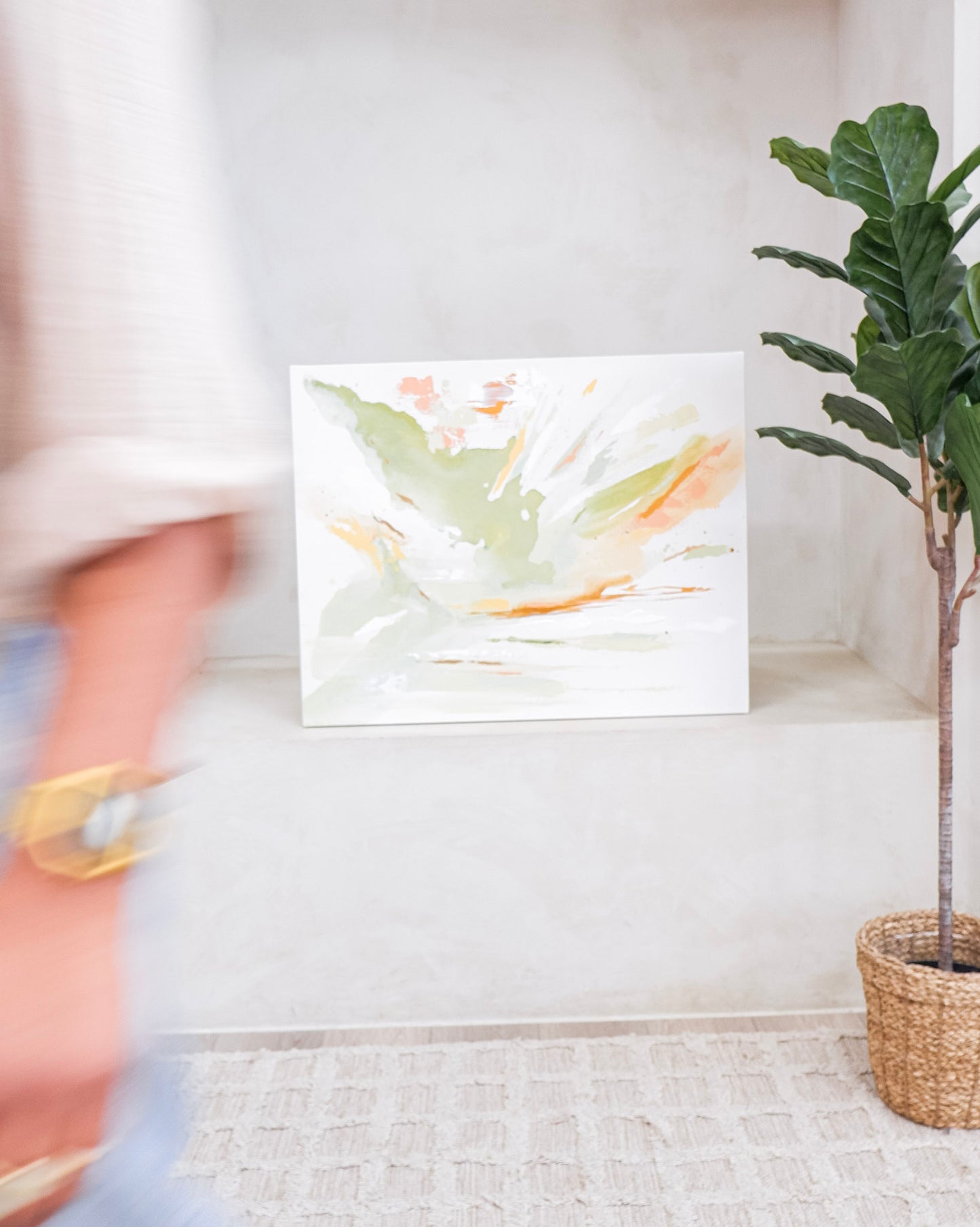 Sunday Retreat | 'A New Day' | Abstract Painting (24 x 30")