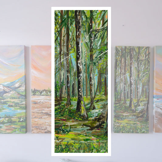 5 Panel Series - Within The Forest - Travel - Landscape Print