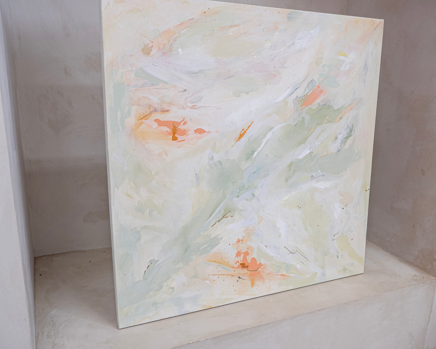 Sunday Retreat | 'Weekend Bliss' | Abstract Painting (36 x 36")