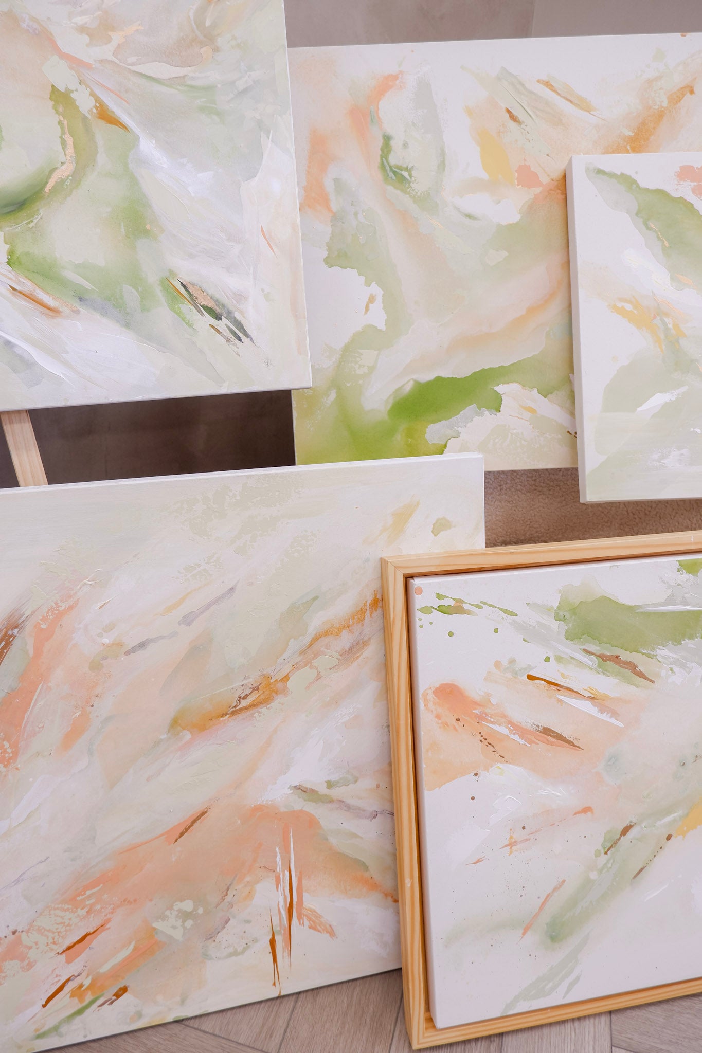 Sunday Retreat | 'A New Day' | Abstract Painting (24 x 30")