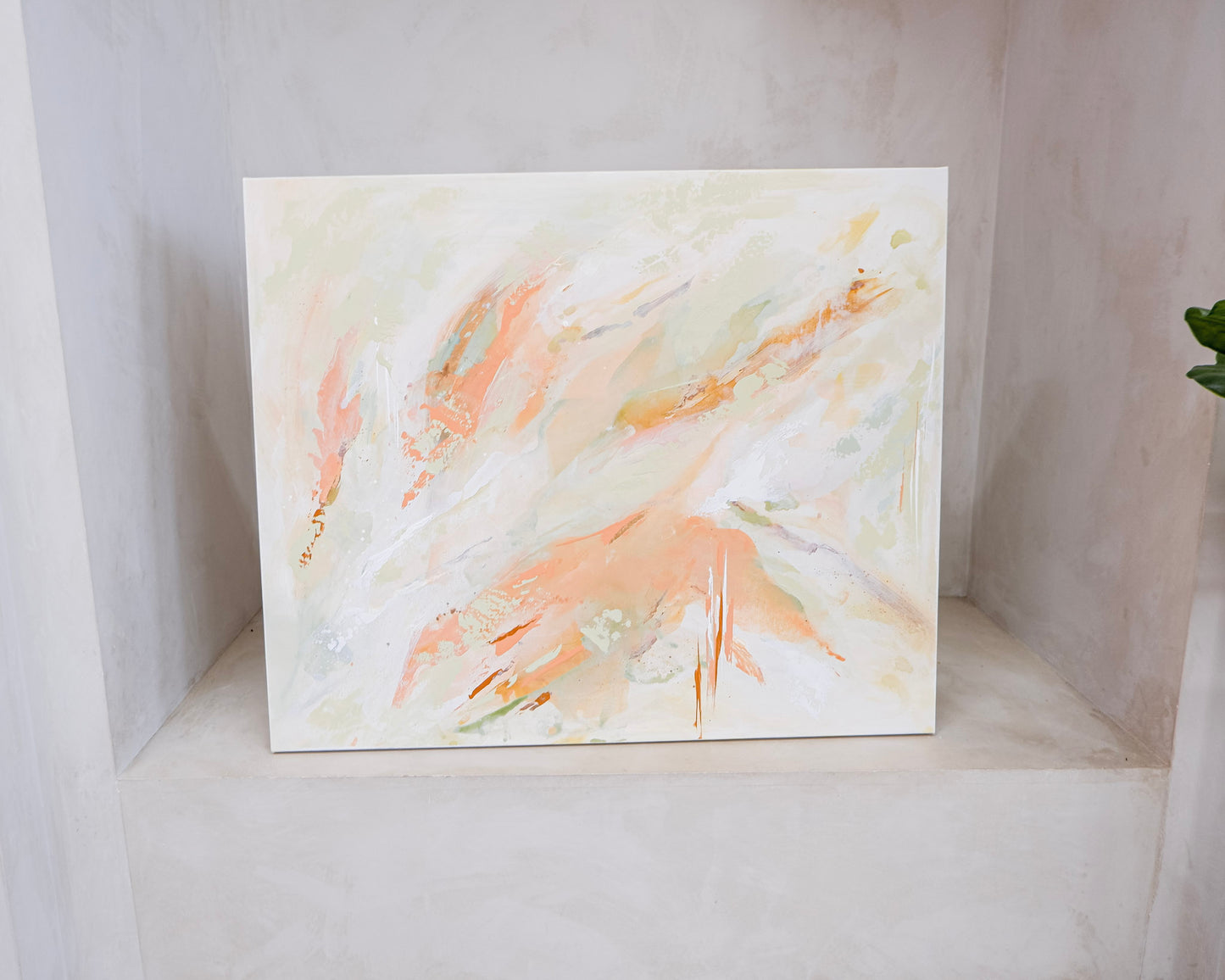 Sunday Retreat | 'Quiet Reflections' | Abstract Painting (30 x 36")