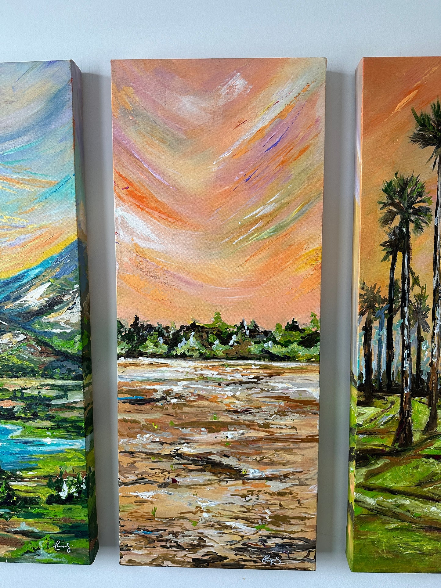 'Dryland'- Travel Series' - 5 Panel Travel Series' - Landscape Print