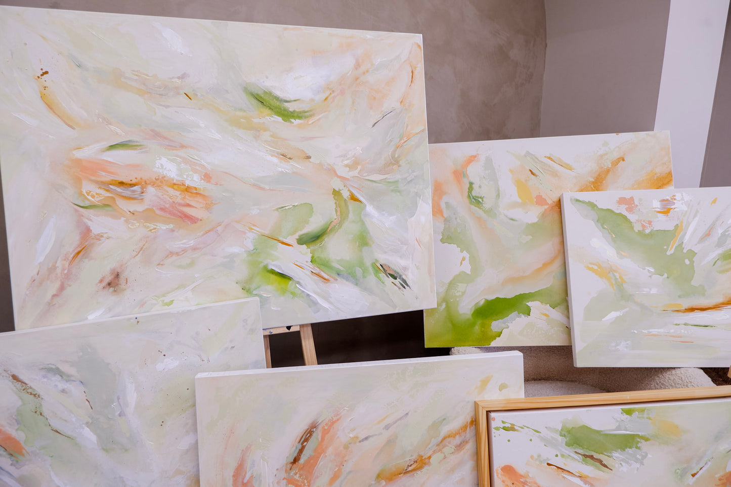 Sunday Retreat | 'Sunday Morning' | Abstract Painting (36 x 48")