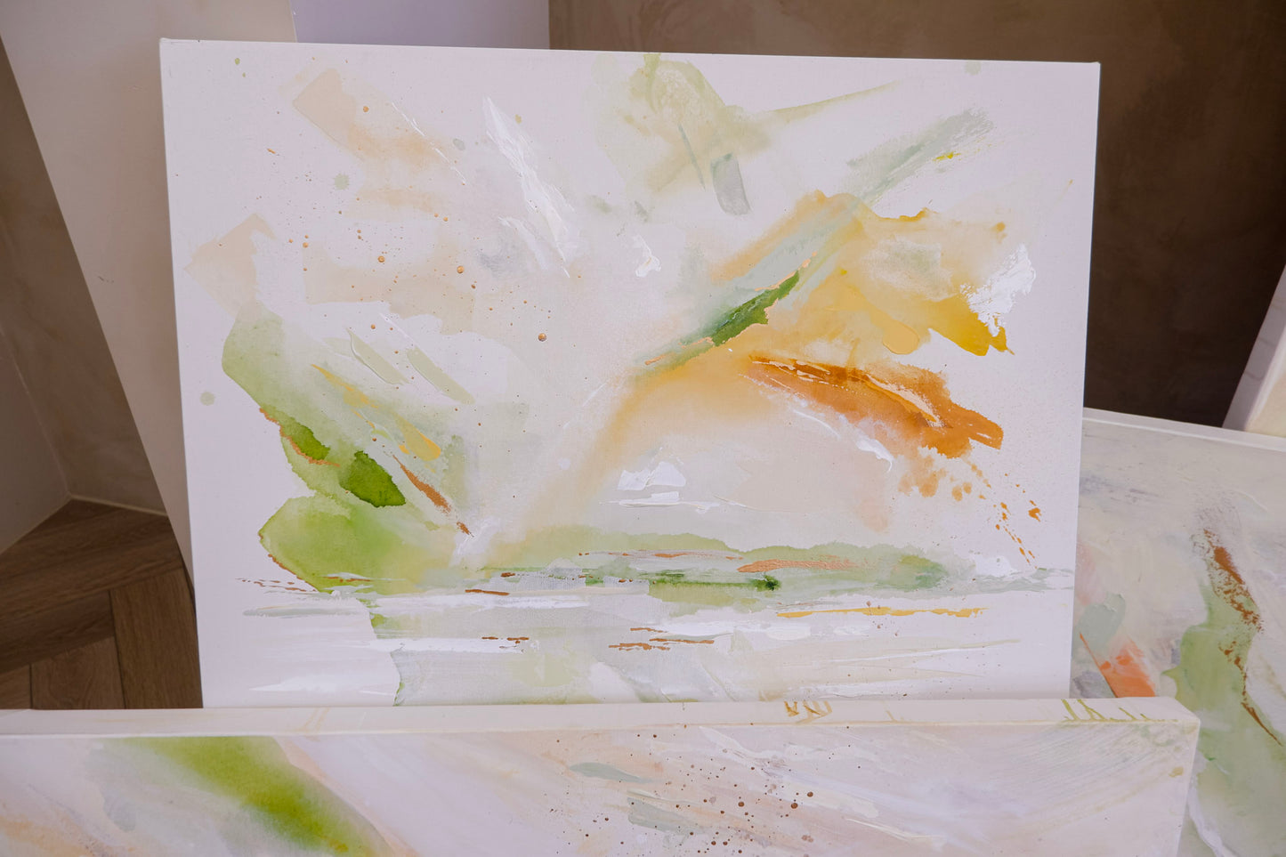 Sunday Retreat | 'A New Day' | Abstract Painting (24 x 30")