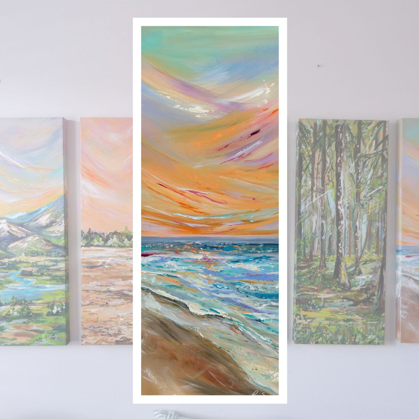 5 Panel Series - Beachscape Views - Landscape Print