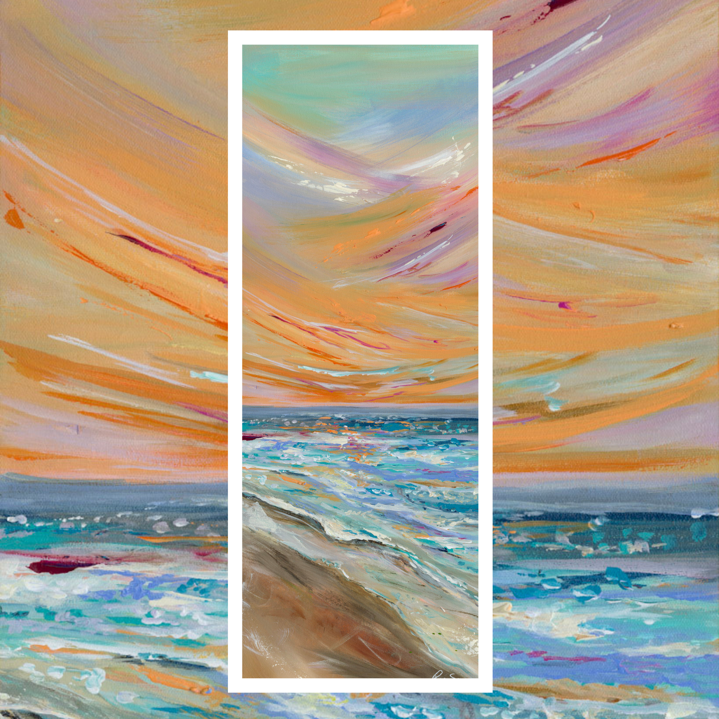 'Beachscape Views'- 5 Panel Travel Series' - Landscape Print