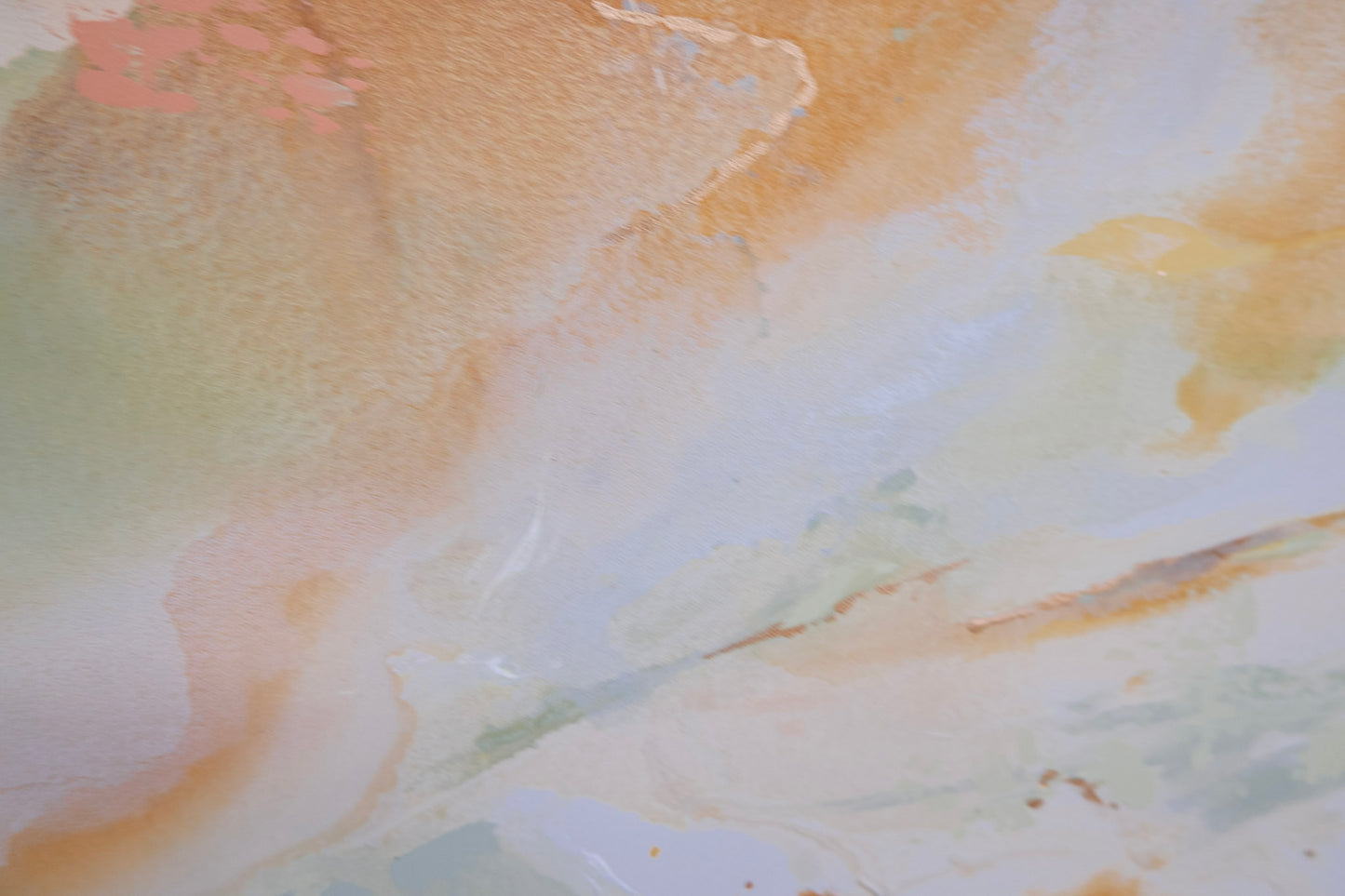Sunday Retreat | 'Morning Whispers' | Abstract Painting (30 x 36")