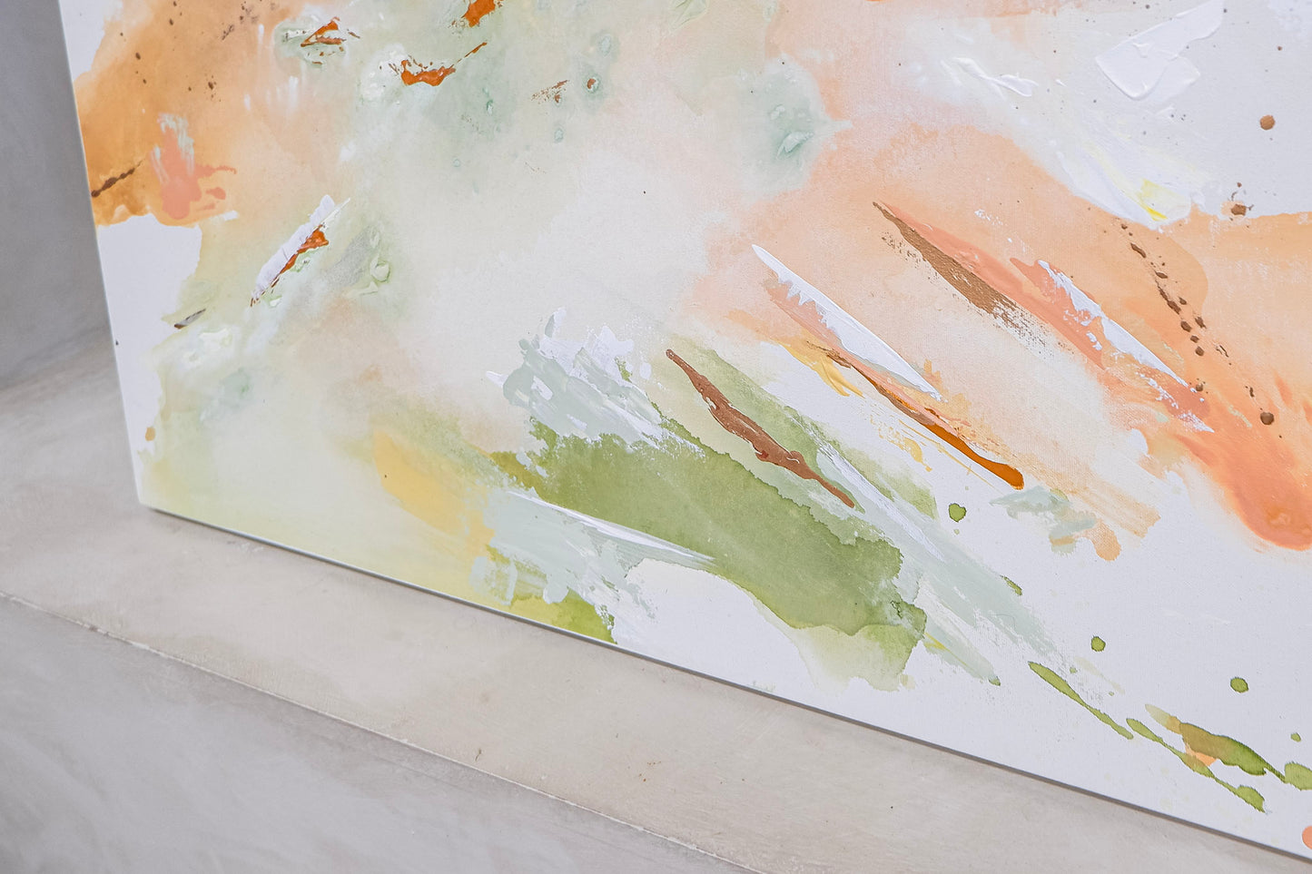 Sunday Retreat | 'Fresh Beginning' | Abstract Painting (24 x 30")