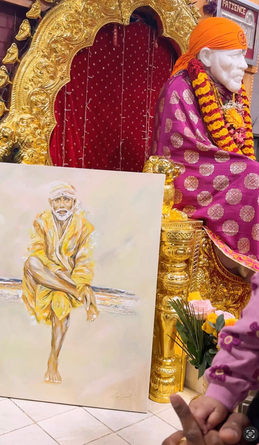 Sai Ram - Shirdi Sai Baba - Hindu Spiritual Art Print