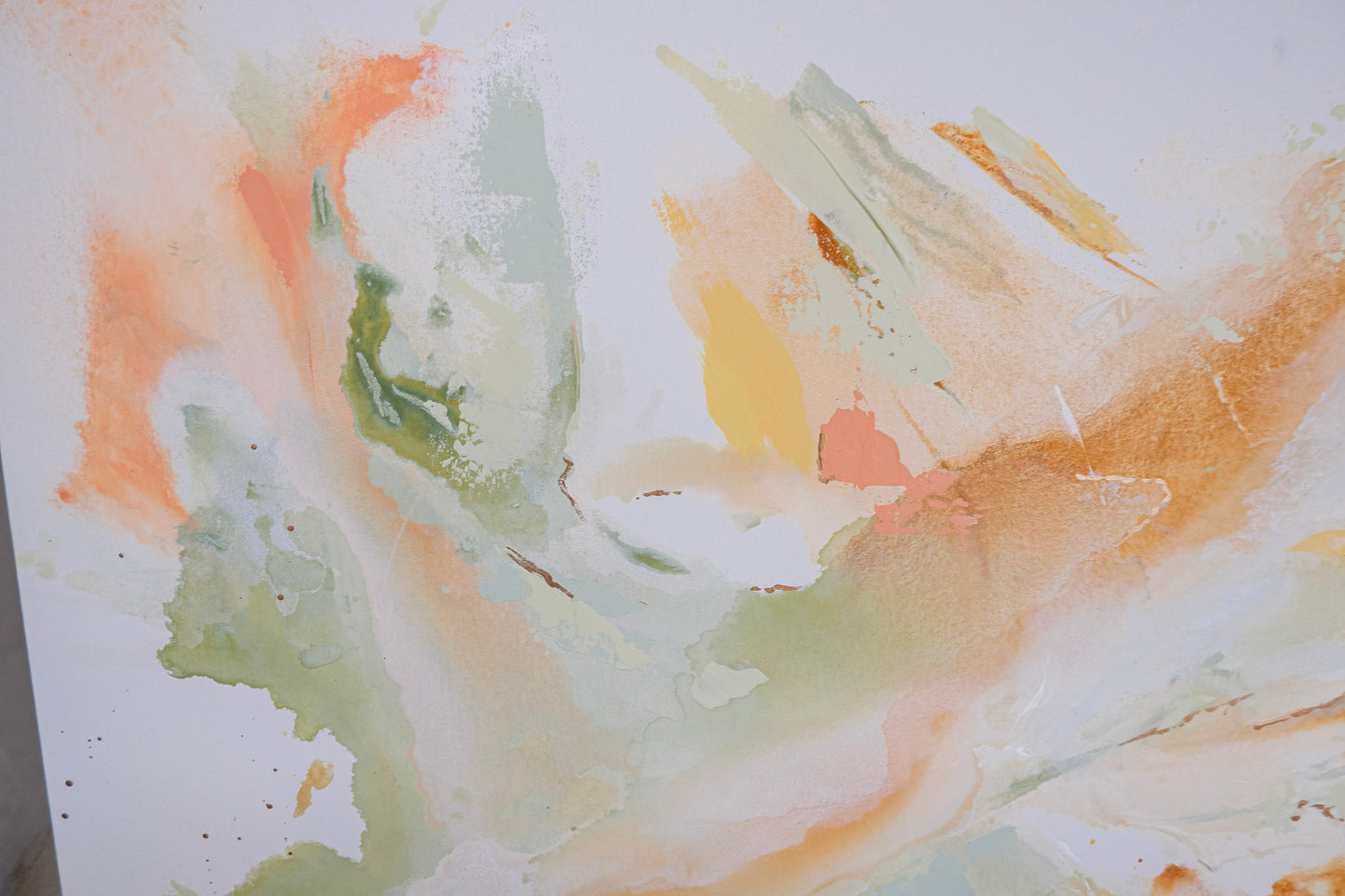 Sunday Retreat | 'Morning Whispers' | Abstract Painting (30 x 36")