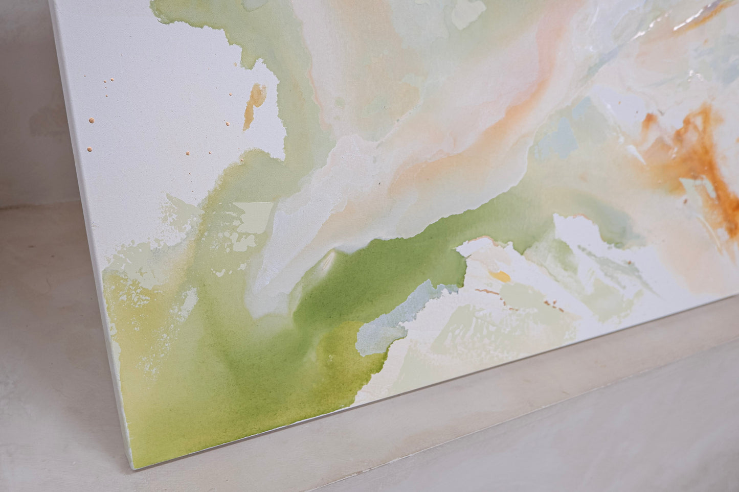 Sunday Retreat | 'Morning Whispers' | Abstract Painting (30 x 36")
