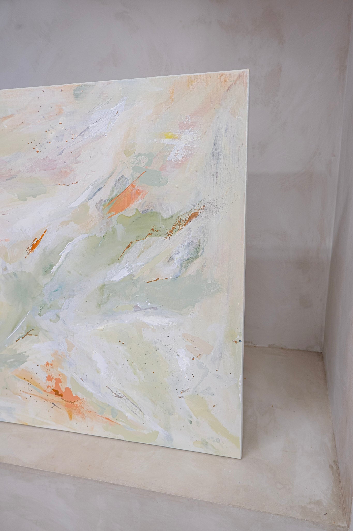 Sunday Retreat | 'Weekend Bliss' | Abstract Painting (36 x 36")
