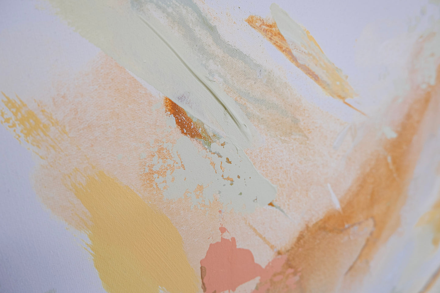 Sunday Retreat | 'Morning Whispers' | Abstract Painting (30 x 36")