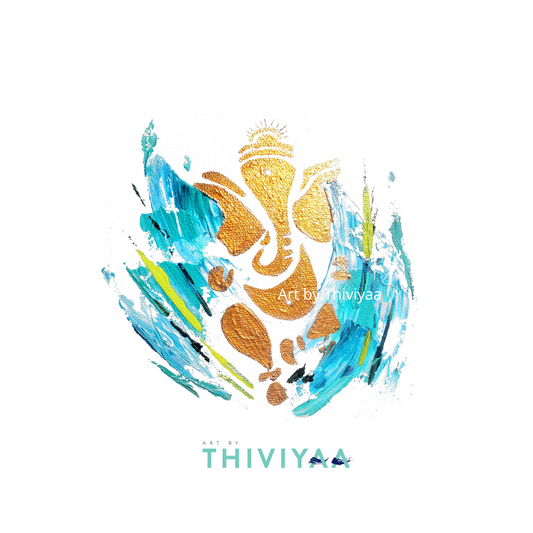 Ganesha Greeting Card 'The Pure One' | Perfect for Hindu Weddings, Gifts & more