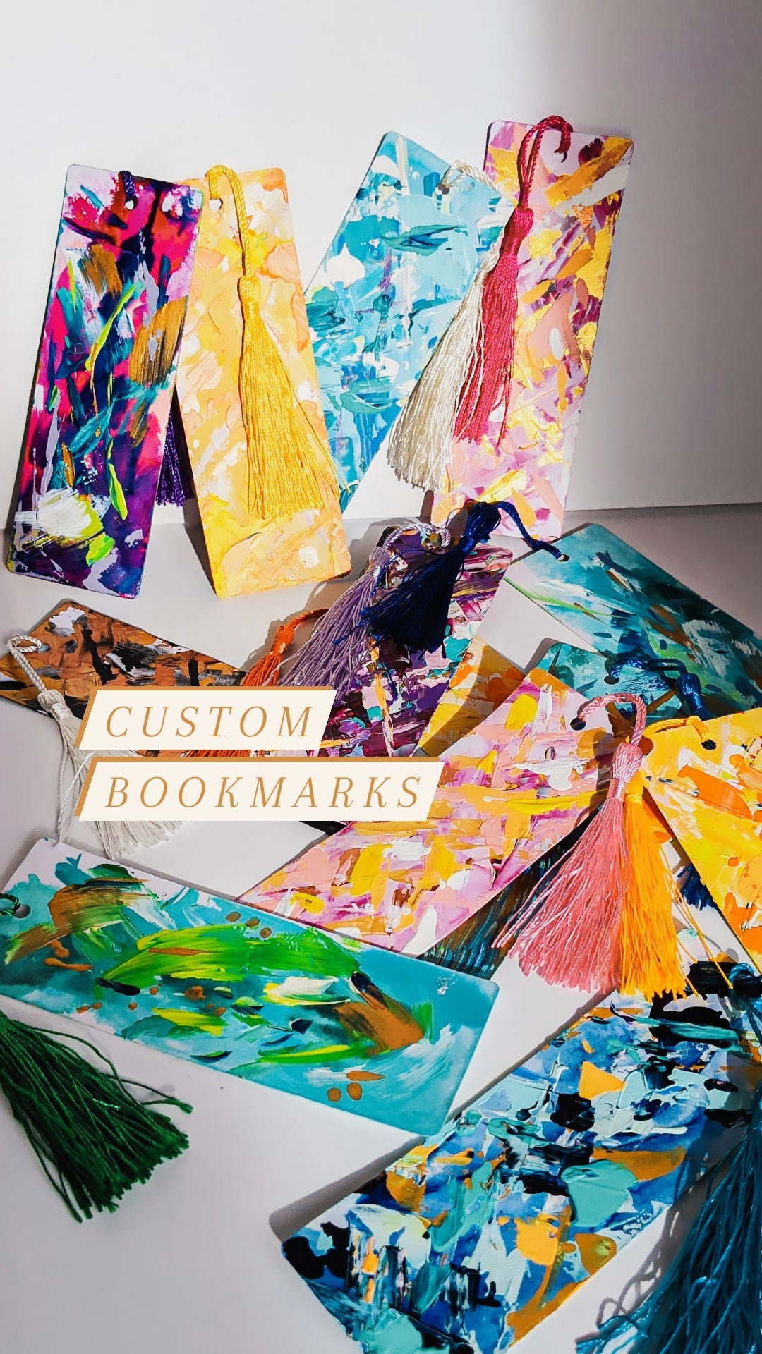 Handpainted Custom Bookmarks