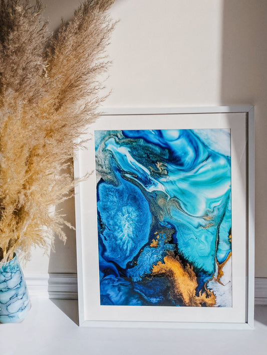 Dip Your Toes - Abstract Art Print