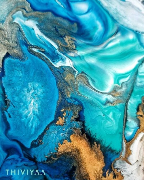 Dip Your Toes - Abstract Art Print