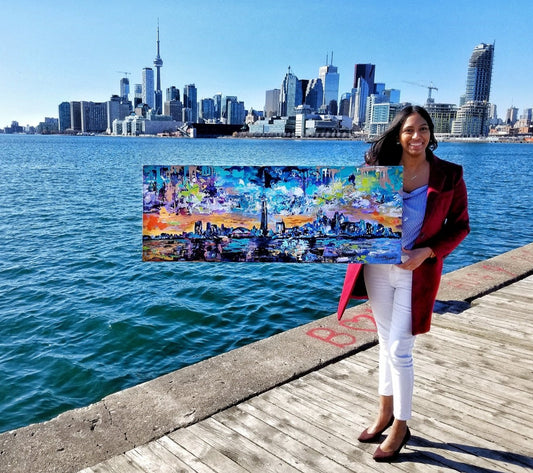 Pulse - Toronto Skyline - Original Painting