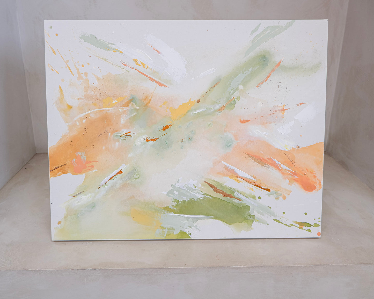 Sunday Retreat | 'Fresh Beginning' | Abstract Painting (24 x 30")