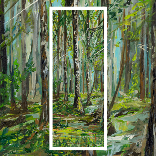 'Within The Forest' - 5 Panel Travel Series' - Landscape Print