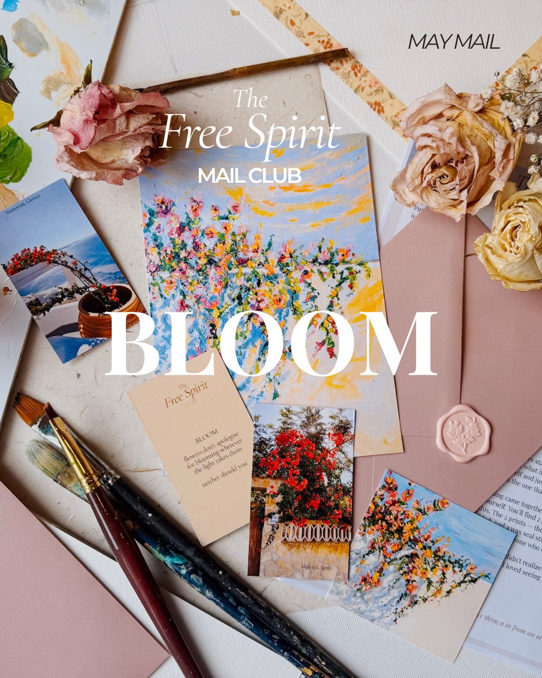 The Free Spirit Mail Club — Monthly Art Mail