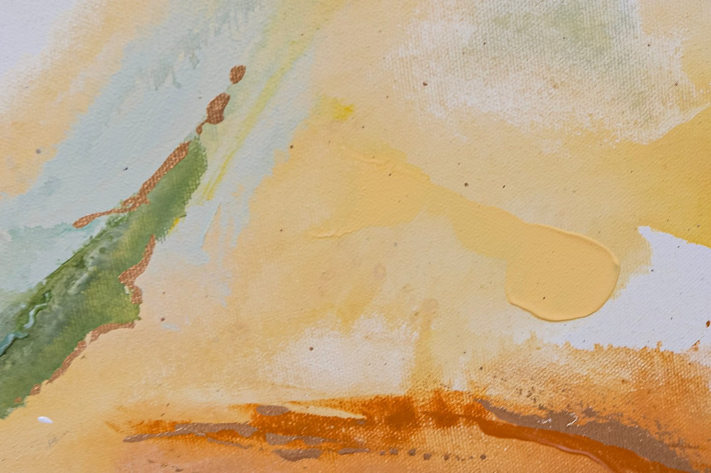Sunday Retreat | 'Sunlit Horizon' | Abstract Painting (24 x 30")