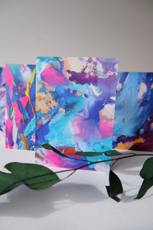 Indigo Meets Violet Greeting Cards Collection | limited edition