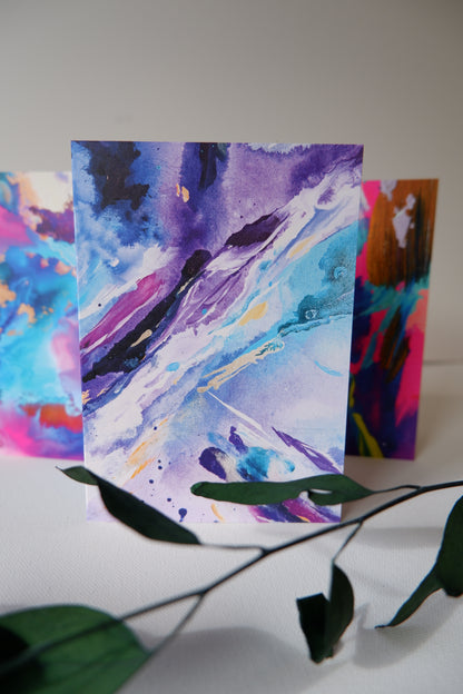 Indigo Meets Violet Greeting Cards Collection | limited edition