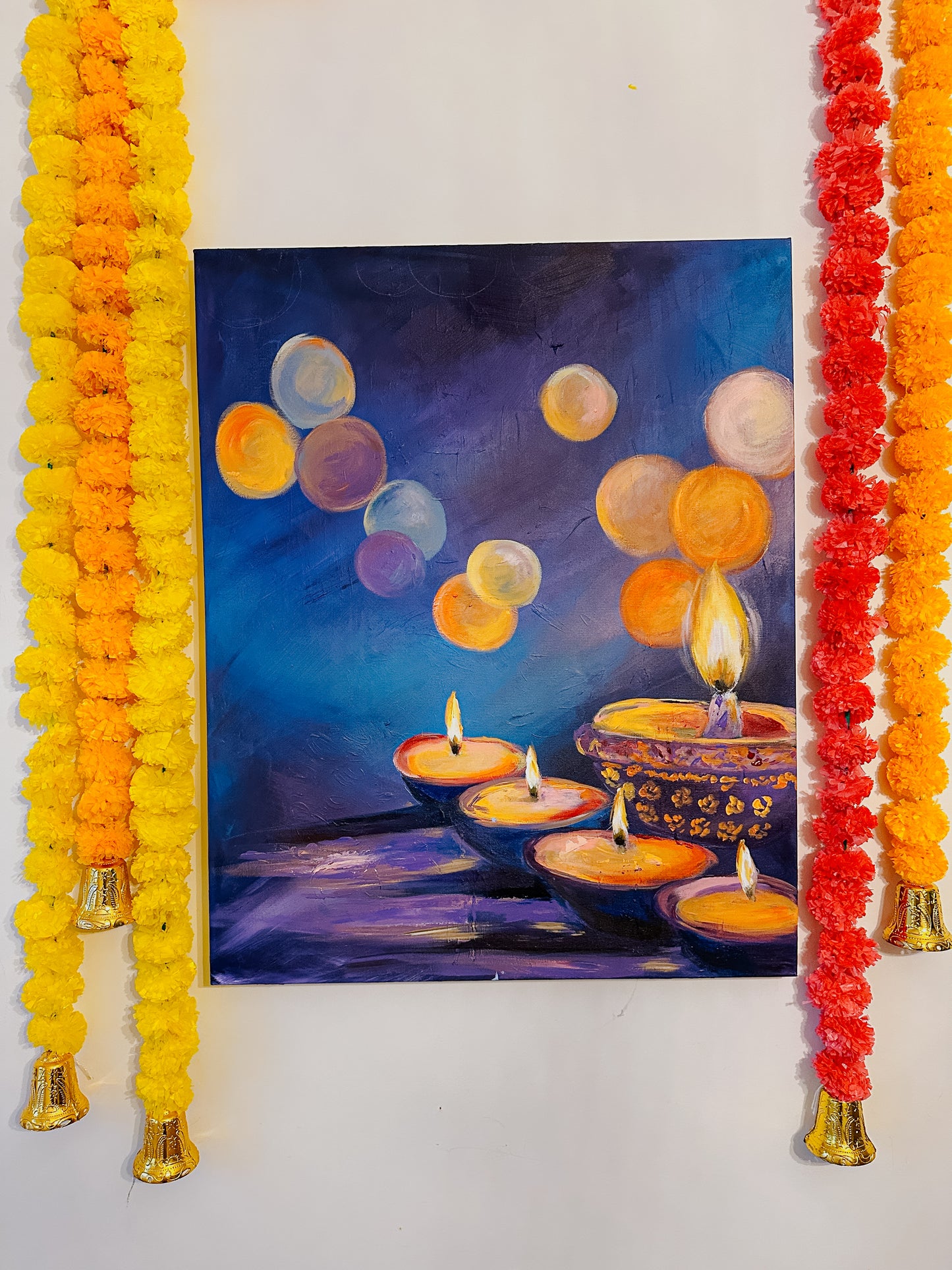 Guided by Light - Diwali/Karthigai Deepam/ Deepavali Art