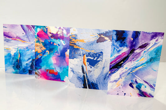 'Indigo Meets Violet' Greeting Cards Collection | limited edition