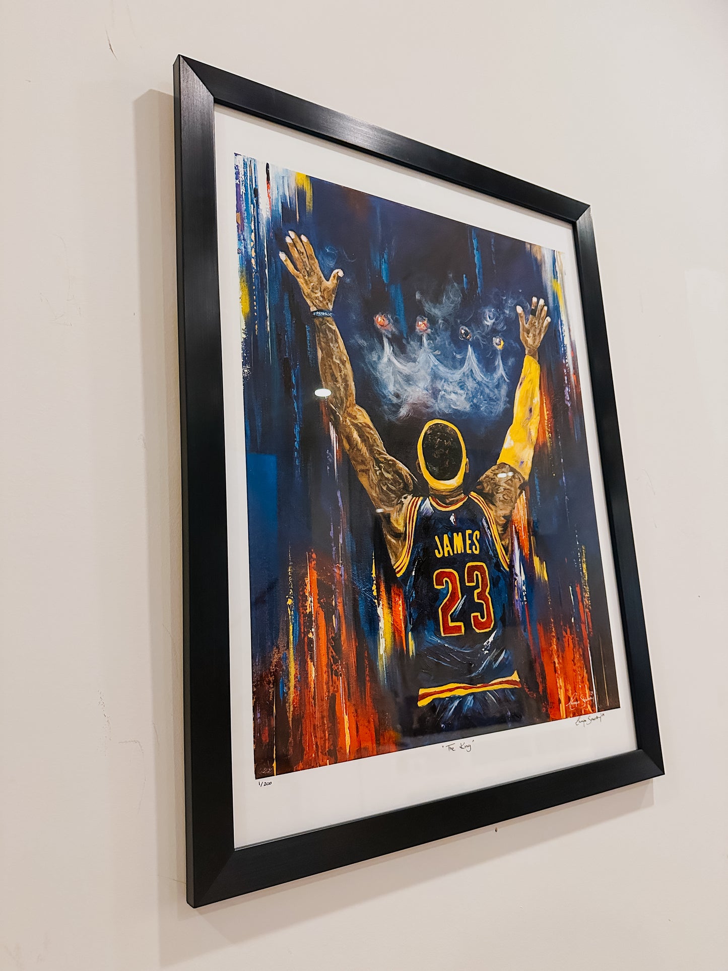 The King - Lebron James With Chalk Toss + Crown - Limited Edition