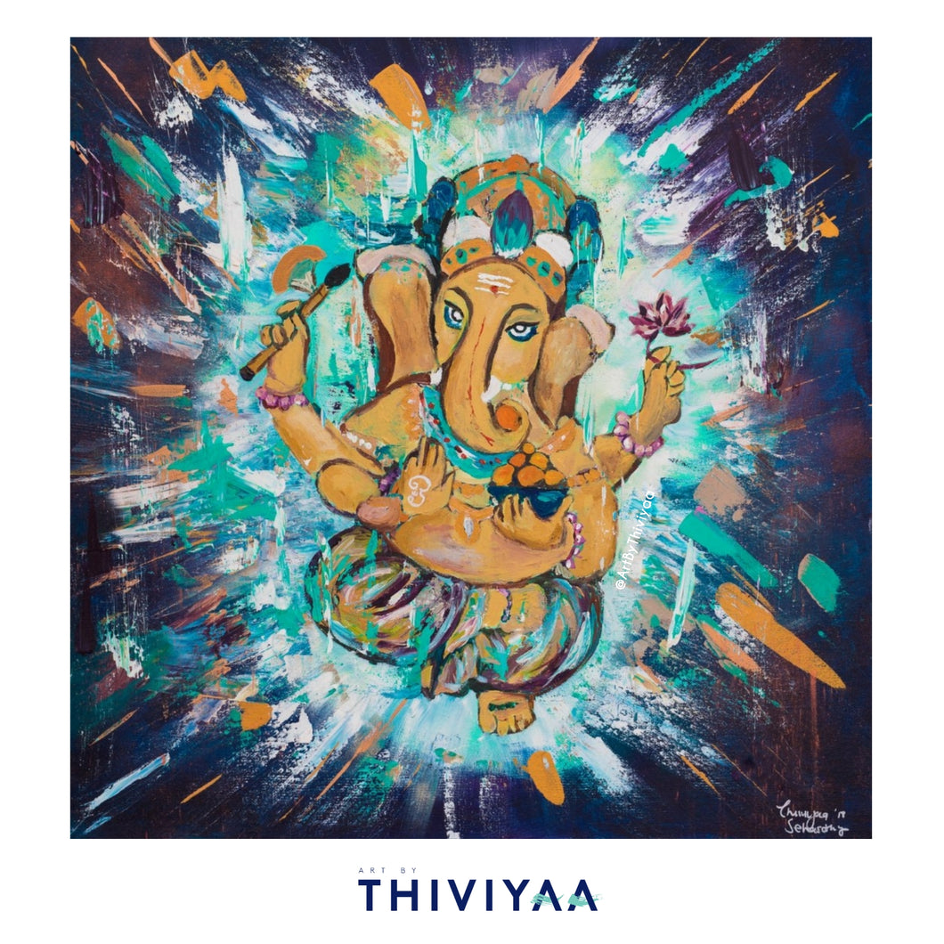 'Energy from Within' - Ganesha - Art Print