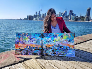 'Pulse' - Toronto Skyline - Original Painting