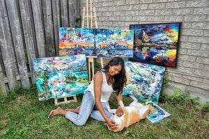 'Pulse' - Toronto Skyline - Original Painting